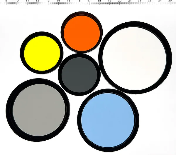 Filters on a lightbox